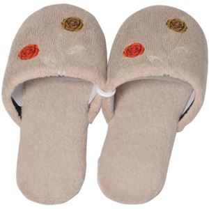 エトフ 洗えるスリッパ ベージュ