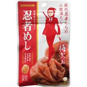 UHA味覚糖 忍者めし 梅かつお味 20g×10個