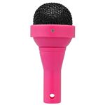 グリーンハウス マイク型ポータブルスピーカー GH-SPA108MICP ピンク
