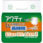 アクティ パンツ式 Wで消臭長時間 L-LLサイズ 5回吸収 8枚入