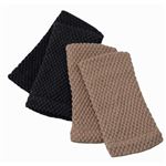 足首ほっこりウォーマー ブラック・ベージュ 2色組