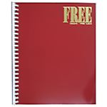 コクヨ フリーアルバム 赤 台紙6枚