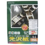 コクヨ カラーレーザー&カラーコピー用紙 光沢紙 A4 LBP-FG1215N 250枚
