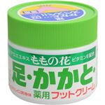 （まとめ買い）ももの花 薬用フットクリーム 70g×4セット