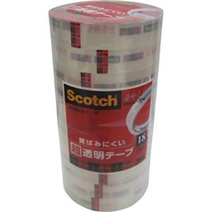 スコッチ 透明美色 超透明テープ 18mm 10巻 BK-18