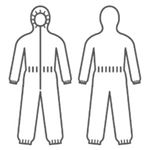 【在庫限り】クリーンガード A40 ツナギ服 M