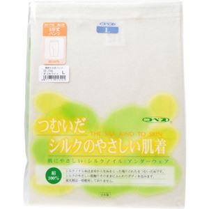 シルクノイル婦人5分丈パンツ オフホワイト L