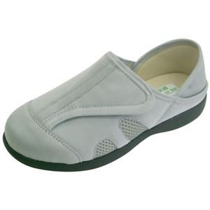 あし笑顔 かかとが踏めるルームシューズKT-1 グレー LL