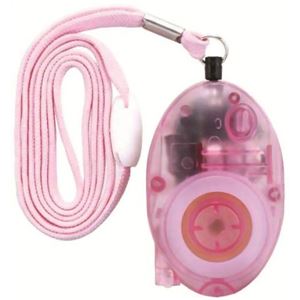 非常用ブザー LED点滅&ライト付 ピンク