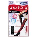 スリムウォーク 美脚ストッキング パンティストッキング ブラック・ダイヤ柄 S-M