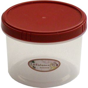 エンバランス丸型パック ルビーコーンレッド 470ml