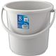 ベルク バケツ 8SB 本体 ライトグレー 8L画像最小1