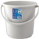 ベルク バケツ 13SB 本体 ライトグレー 13L画像最小1