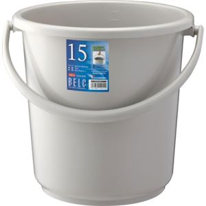 ベルク バケツ 15SB 本体 ライトグレー 15L