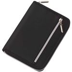 Nilon ダブルファスナーカラーマルチカバーノート A6 ブラック CN142 B