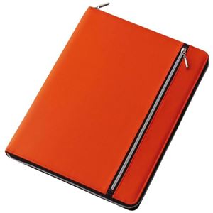 Nilon ダブルファスナーカラーマルチカバーノート A5 オレンジ CN182 D