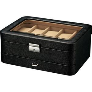 ユーパワー ウォッチコレクションボックス 5ウォッチ&ジュエル WC-04012 ブラック