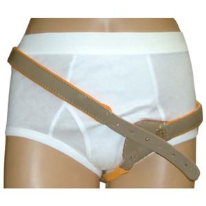 森田スチール スチール 脱腸帯 6号 左 腰周りサイズ 70-80cm