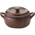 セラウェア ミニポット11cm ブラウン KY-551