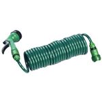 ガーデンコイルホース レギュラー(ブリスター) グリーン