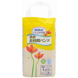 うららか日和 パンツ式 消臭長時間 L-LLサイズ 5回吸収 14枚入