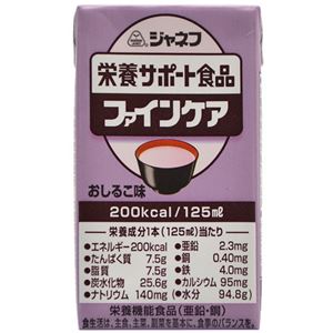 ジャネフ ファインケア おしるこ風味 125ml×12個