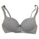 つるりんブラ ブラジャー ドット グレー L 86-94cm画像最小1