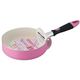 ポプール IH対応フライパン 16cm ピンク PR-5657画像最小1