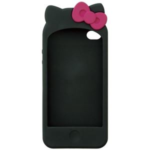 アイフォンケース ハローキティ ブラック