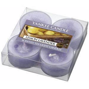 （まとめ買い）ヤンキーキャンドル クリアカップティーライト4個入り Lラベンダー×6セット