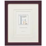 ユーパワー Basic Frame ベーシックフレーム インチサイズ/ダブルマット付 ダークブラウン BS-01527