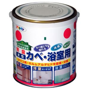 アサヒペン 無臭 水性 カベ・浴室用 アイボリー 0.7L