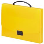 【在庫限り】LIHIT LAB AQUA DROPs バッグ A4 A-5005-5 黄