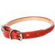 岡野 ロール丸首輪 1号 赤画像最小1