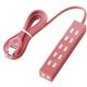 エレコム シャッタータップ/フレックバッラ/スイッチ無/6個口/2m/ピンク T-FLC01-2620PN画像最小1