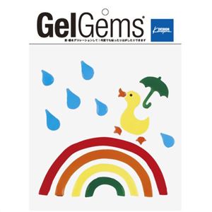 （まとめ買い）GelGems(ジェルジェム) バッグS アヒルトレインボー×6セット
