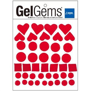 （まとめ買い）GelGems(ジェルジェム) ディスプレイパック ハートレッド×4セット