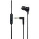 エレコム スマートフォン用ヘッドホン/マイク付/モノラル/ブラック EHP-SMIN104BK画像最小1