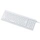 エレコム パンタグラフフルキーボード ホワイト TK-FCP025WH画像最小1