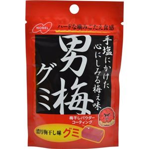 ノーベル 男梅 グミ 38g×6袋