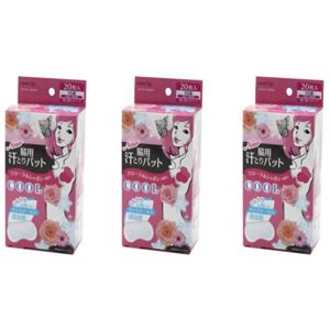 アロマDEOパッド 脇用汗とりパット フローラルシャボンの香り 10組×3箱セット