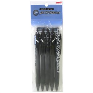 uni ノック式油性ボールペン ジェットストリーム 0.7 黒 5本入