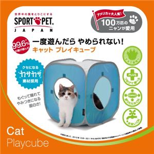 キャットプレイキューブ ブルー
