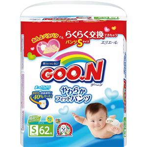 グーン やわらかフィットパンツ Sサイズ 62枚入