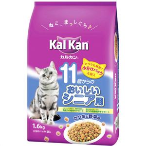 カルカン 11歳からのおいしいシニア用 かつおと野菜味 1.6kg