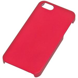Digio2 iPhone用ハードケース ラバーコート IPN-12SC02R メタリックマットレッド