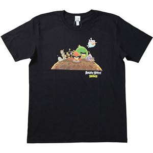 アングリーバード Tシャツ スペース1 ブラック XS