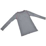 POWER TONE 紳士ロングスリーブTシャツ 吸汗速乾/部分パイル グレー L-LLサイズ