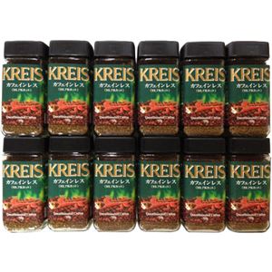 【ケース販売】クライス カフェインレスインスタントコーヒー 50g×12個