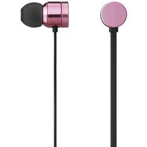 エレコム ステレオヘッドホン(耳栓タイプ) EHP-CAG3510PN5 (ビビッドピンク×ビビッドピンク)